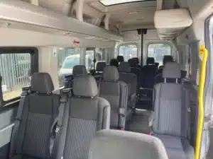 Inside 16 Seater Minibus Brighouse